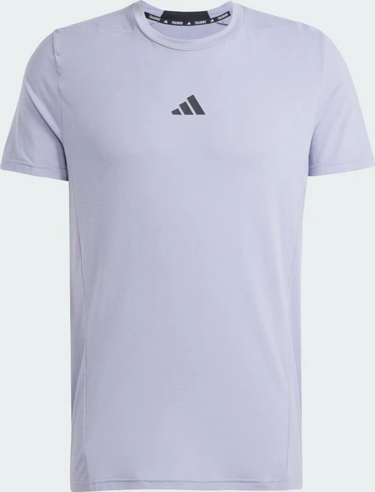 adidas Designed For Training Workout Funktionsshirt kurzarm silver violet (Herren)