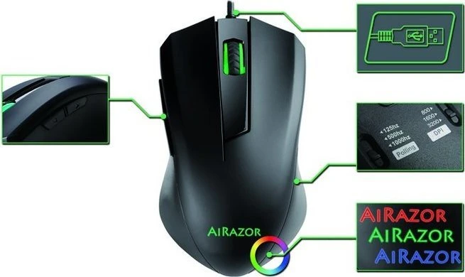 LC-Power m810RGB, USB