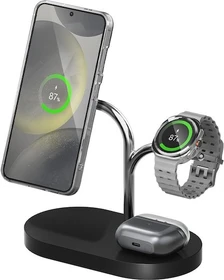 Samsung 3-in-1 Wireless Charger schwarz/silber