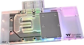 Thermaltake Pacific V-RTX 2080 Plus ASUS ROG GPU Block mit Backplate, transparent (CL-W248-CU00SW-A)