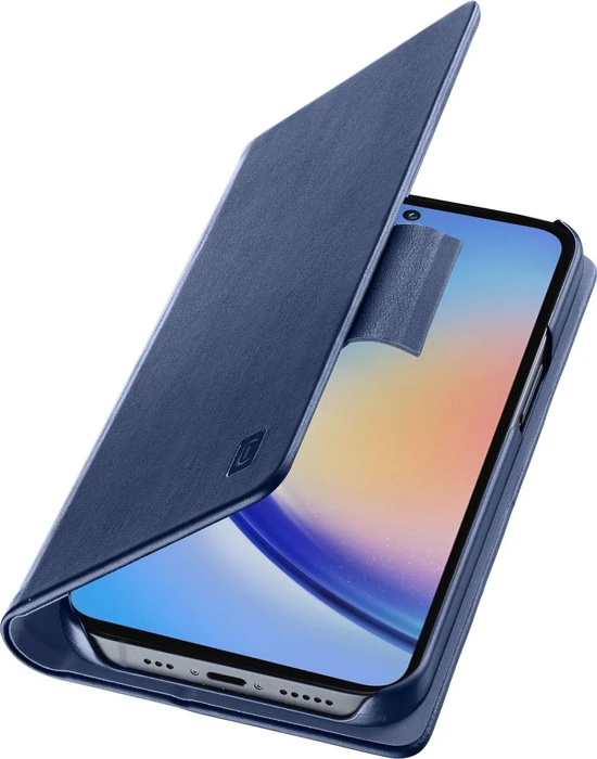 Cellularline Book für Samsung Galaxy A35 5G blau