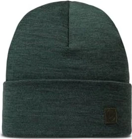 Buff Solid Merino Heavyweight Mütze forest