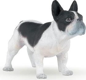 Papo Haustiere - Französische Bulldogge, schwarz/weiß