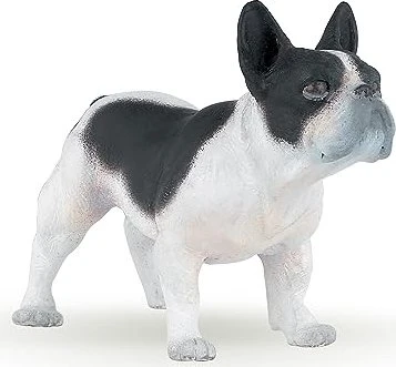 Papo Haustiere - Französische Bulldogge, schwarz/weiß