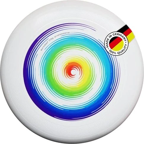 Eurodisc 175g Organic Ultimate Disc Frisbee rainbow