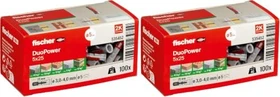 fischer DuoPower 5x25 Universaldübel, 5x25mm, 100 Stück