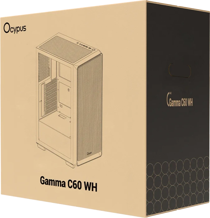 Ocypus Gamma C60, weiß, Glasfenster