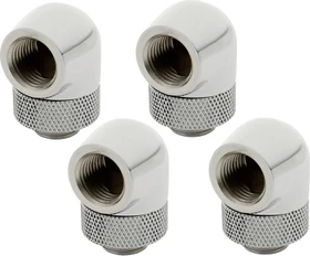 XSPC 90°-Verbinder G1/4" V2, silber, 4er-Pack