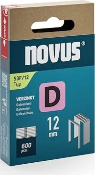 Novus Typ 53 F/12 Tacker-Klammern, 12x11.3mm, 600 Stück