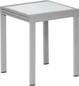Merxx Amalfi Ausziehtisch 130x65cm 130x65cm silber