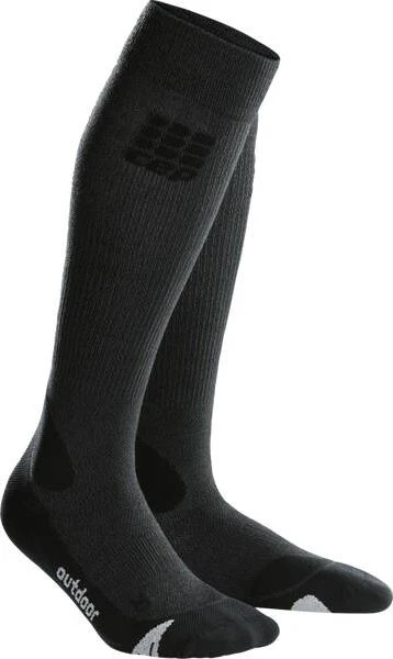 CEP Outdoor Merino Socken grau/schwarz (Damen)