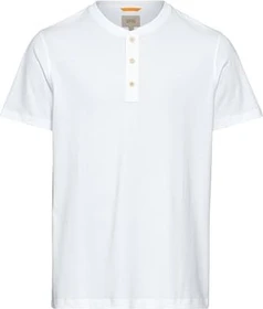Camel Active Henley Organic Cotton T-Shirt kurzarm weiß (Herren)