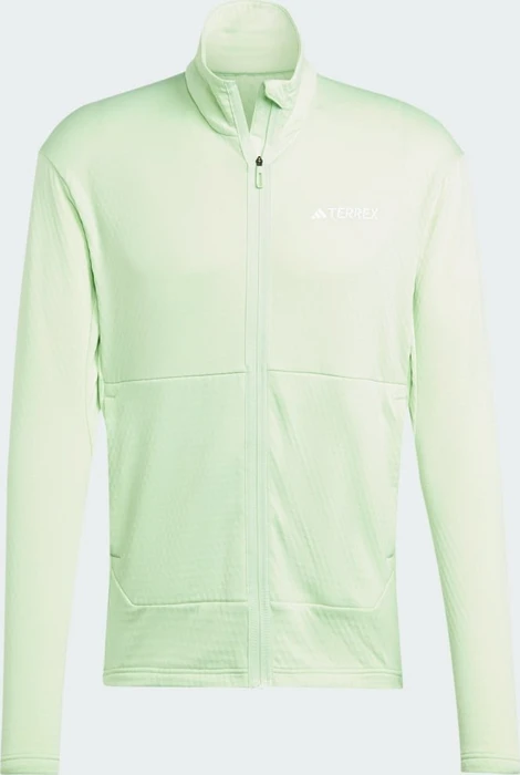 adidas Terrex Multi Light Fleece Jacke semi green spark (Herren)