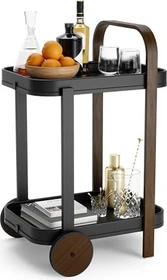 Umbra Bellwood Servierwagen schwarz/walnuss