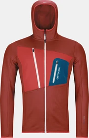 Ortovox Fleece Grid Hoody Funktionsjacke clay orange (Herren)
