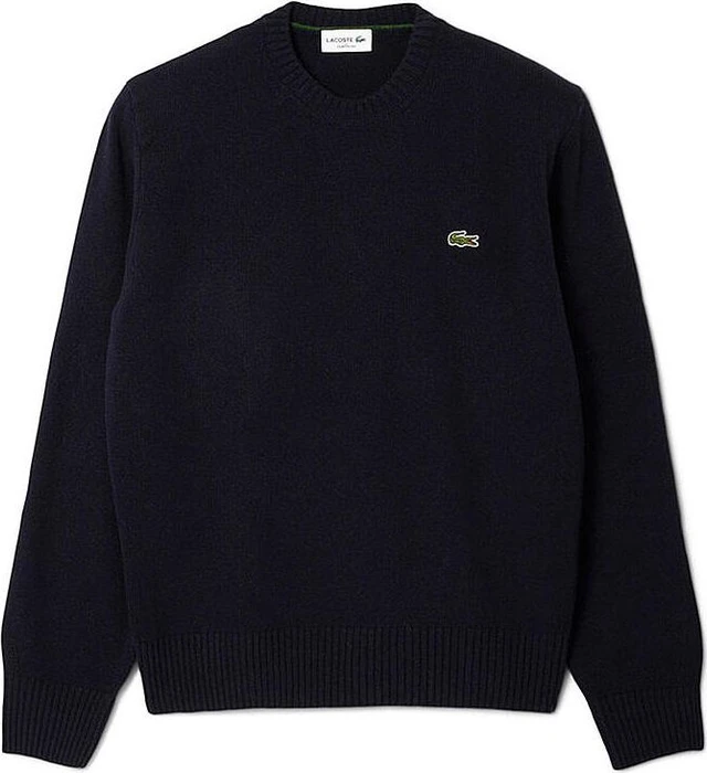 Lacoste Tuchwolle mit Rundhalsausschnitt Pullover (Herren)