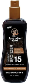 Australian Gold Sonnenschutz Spray Gel mit Bronzer LSF15, 237ml