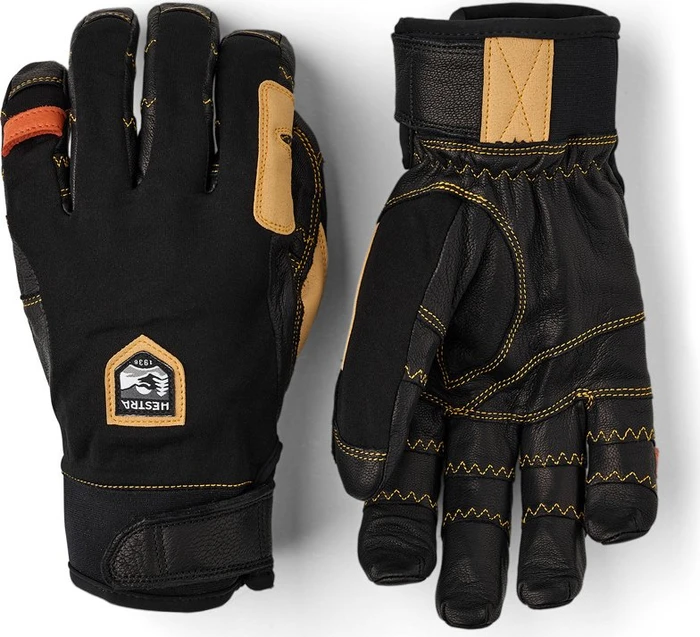 Hestra Ergo Grip HDry Short Kletterhandschuhe schwarz