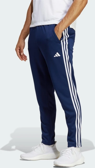 adidas Train Essentials 3-Streifen Trainingshose lang dark blue/white (Herren)