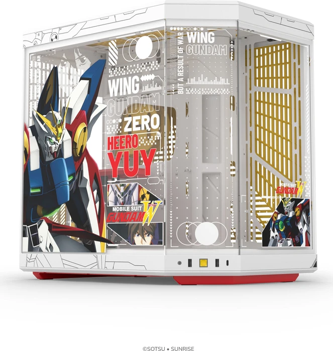 Hyte Y70 Gundam Wing, Glasfenster