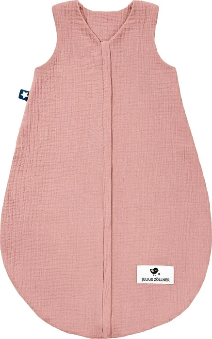 Julius Zöllner Musselin Schlafsack Gr.86, 0.5TOG dusty rose