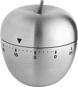 TFA Dostmann Apfel Kitchen Timer silber