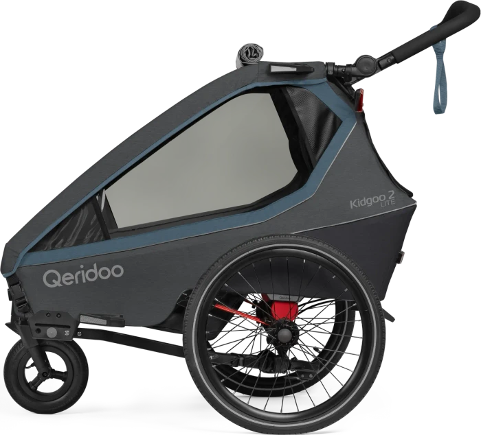 Qeridoo Kidgoo 2 Lite Fahrradanhänger navy blue (Modell 2026)