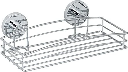 Wenko Vacuum-Loc Duschkorb Stahl verchromt