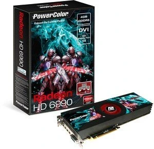 PowerColor Radeon HD 6990, 2x 2GB GDDR5, DVI, 4x mDP