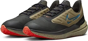Nike Air Winflo 9 Shield black/geode teal/deep jungle/safety orange (Herren)