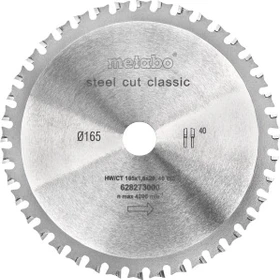 Metabo Steel Cut Kreissägeblatt 40Z, 165x1.6x20mm, 1 Stück