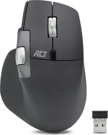 Act Wireless Multi-Connect Mouse, rechargeable, schwarz, USB/Bluetooth (AC5147)