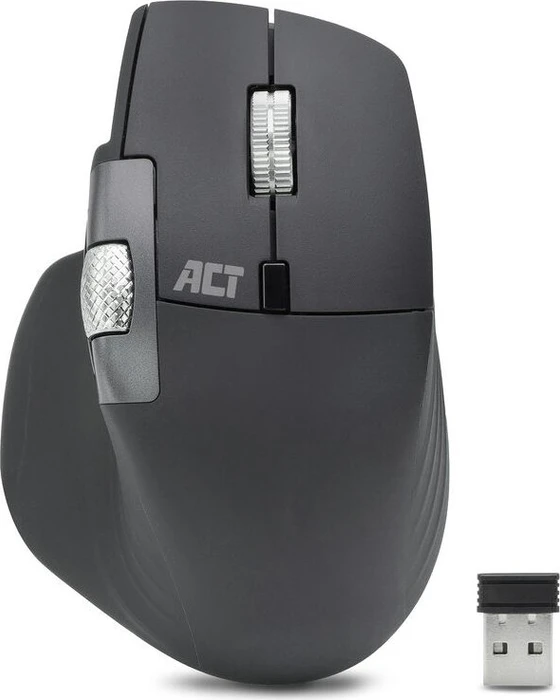 Act Wireless Multi-Connect Mouse, rechargeable, schwarz, USB/Bluetooth