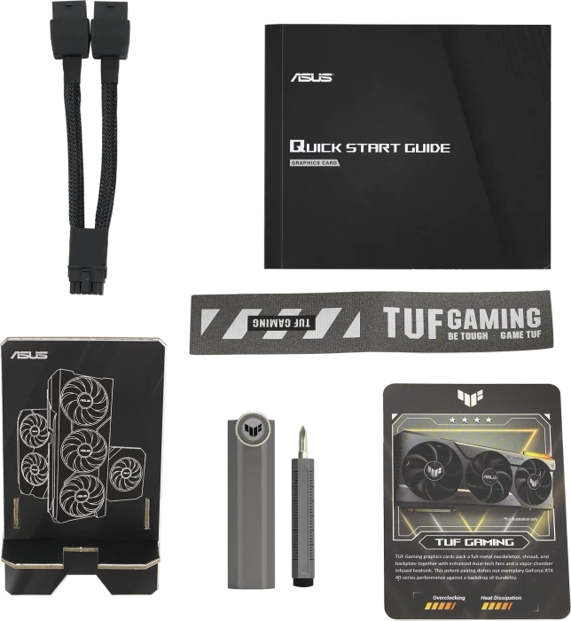 ASUS TUF Gaming GeForce RTX 4070 Ti SUPER OC, TUF-RTX4070TIS-O16G-GAMING, 16GB GDDR6X, 2x HDMI, 3x DP