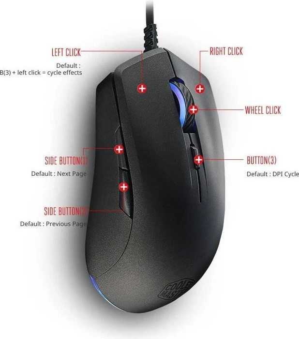 Cooler Master MasterMouse S, USB