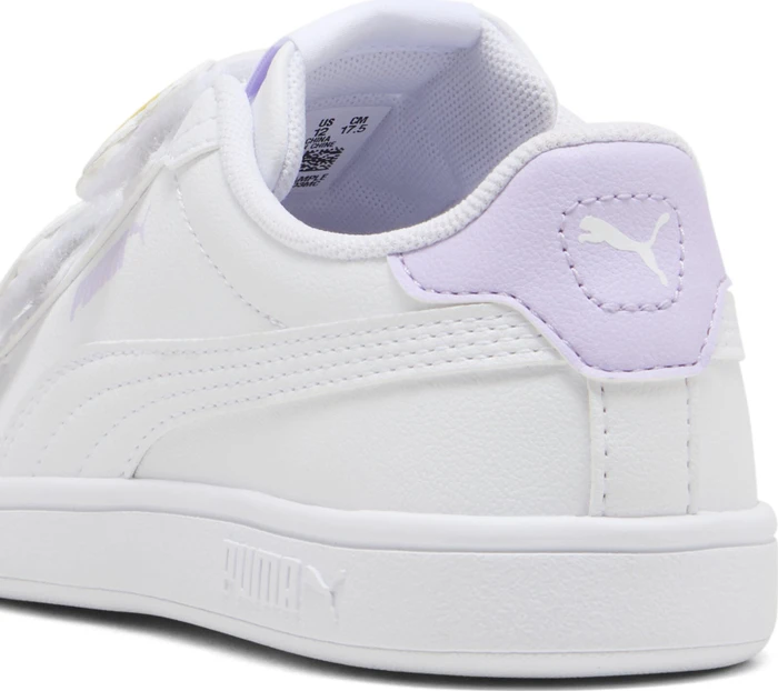 Puma Smash 3.0 Badges puma white/light lavender (Junior)