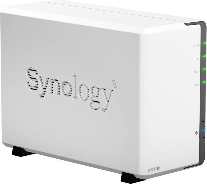 Synology DiskStation DS212j, 256MB RAM, 1x RJ-45 1000Base-T, 2x USB-A 2.0