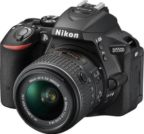 Nikon D5500 schwarz mit Objektiv AF-S DX 18-55mm 3.5-5.6 G II VR