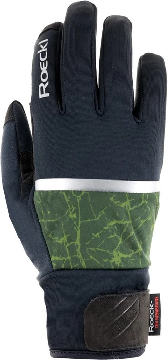 Roeckl Vorbach Fahrradhandschuhe black/dark seaweed