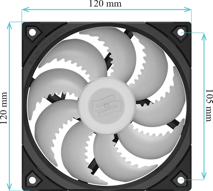 Endorfy SilentiumPC Fluctus 120 PWM ARGB, 120mm