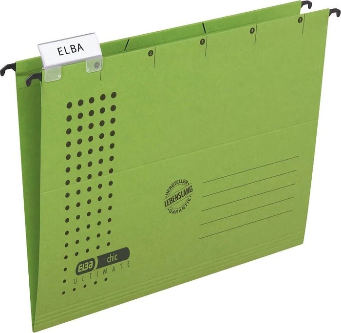 Elba chic ultimate Hängemappe, A4, grün, 5er-Pack (100560142#5)