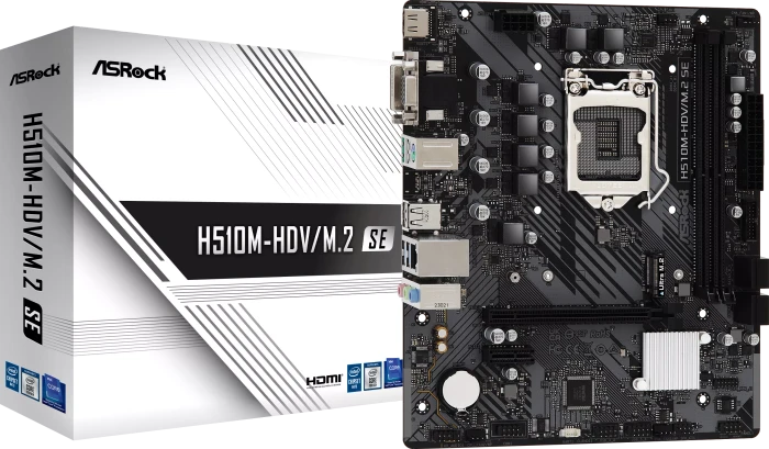 ASRock H510M-HDV/M.2 SE (Intel 1200)