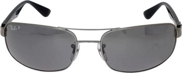 Ray-Ban RB3445 61mm gunmetal-black/polarized green
