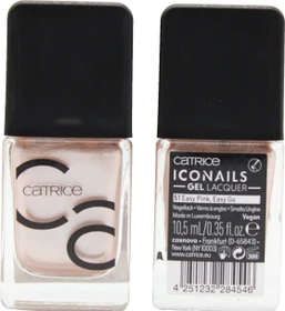Catrice ICONails Gel Lacquer Nagellack 51 Easy Pink, Easy Go, 10ml