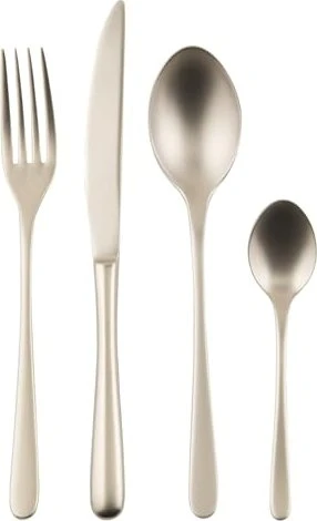 Sambonet Taste Antique Edelstahl PVD Monoblock Besteck-Set champagner, 24-tlg.
