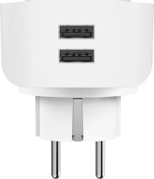 Hama WiFi-Steckdose weiß, 2x USB-A, 2300W, Smart-Steckdose