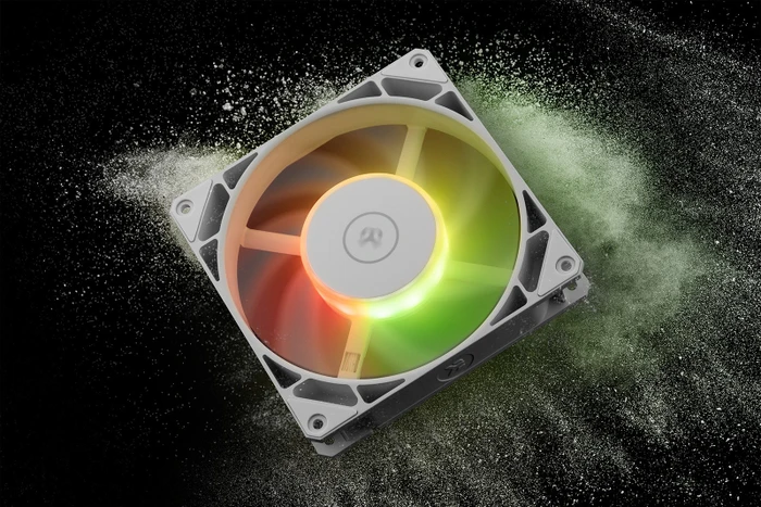 EK Water Blocks EK-Loop Fan FPT 140 D-RGB, White, 600-2000rpm, LED-Steuerung, 140mm