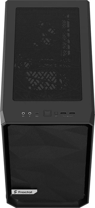 Fractal Design Meshify 2 Nano Black TG Dark Tint, Glasfenster, Mini-ITX