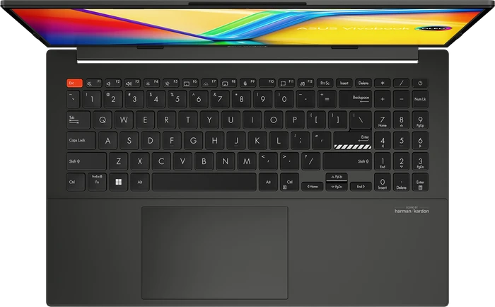 ASUS VivoBook S15 OLED K5504VN-MA045W, Midnight Black, Core i9-13900H, 16GB RAM, 1TB SSD, Arc A350M Graphics, DE
