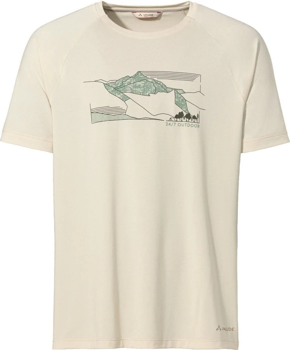 Vaude Gleann II Funktionsshirt kurzarm ecru (Herren)